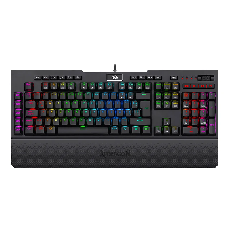 Teclado Opto mecánico Redragon Brahma Pro K586 RGB Black