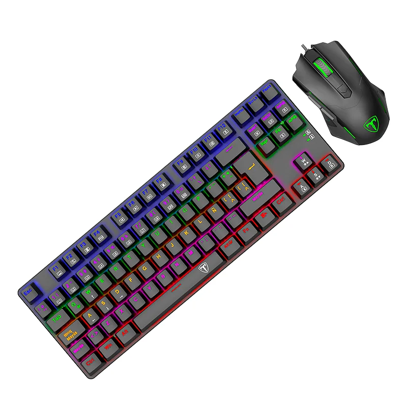 Combo T-Dagger Advance Force T-TGS005-SP Black Teclado TGK313 + Mouse TGM206