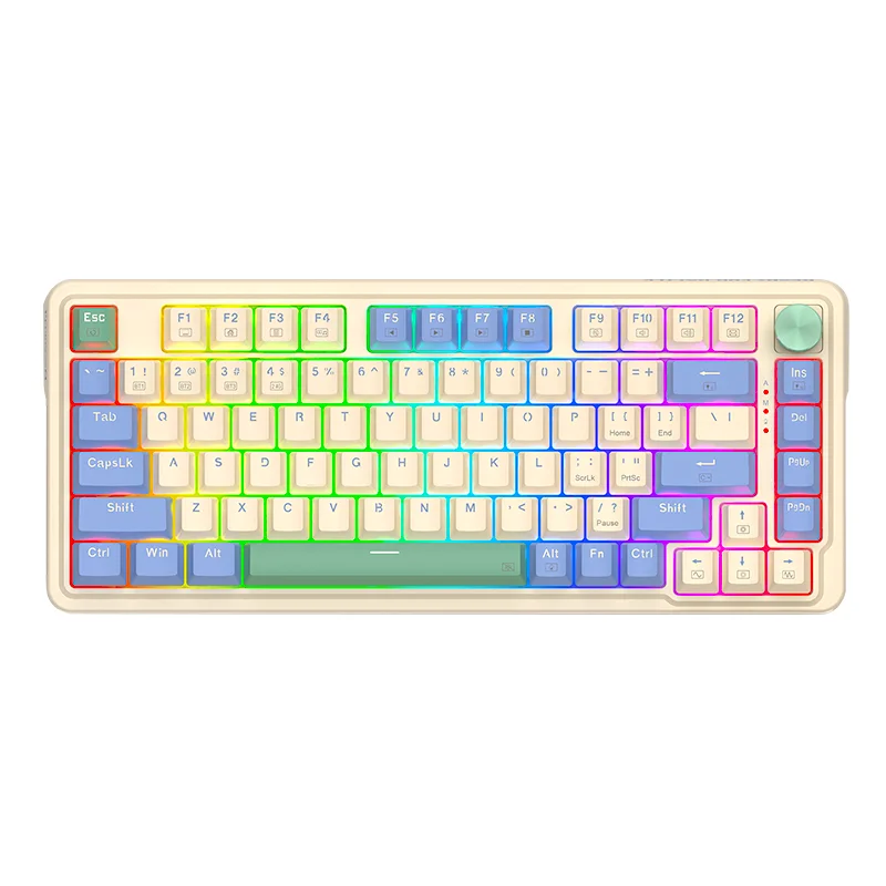 Redragon UCAL PRO K673 – Teclado Mecánico Wireless RGB 75%